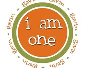 PERSONALIZED BIRTHDAY Design Just For Boys-I Am One (two, three, four, ect.) - Baby Bodysuit or Toddler Tee - Available in newborn up to 6T