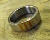 Titanium and Copper Inlay Band