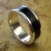 Sterling and Ebony Inlay Band