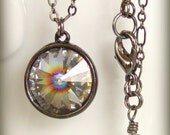 Swarovski Crystal Pendant - Very Rare Vintage Crystal with Special Effects