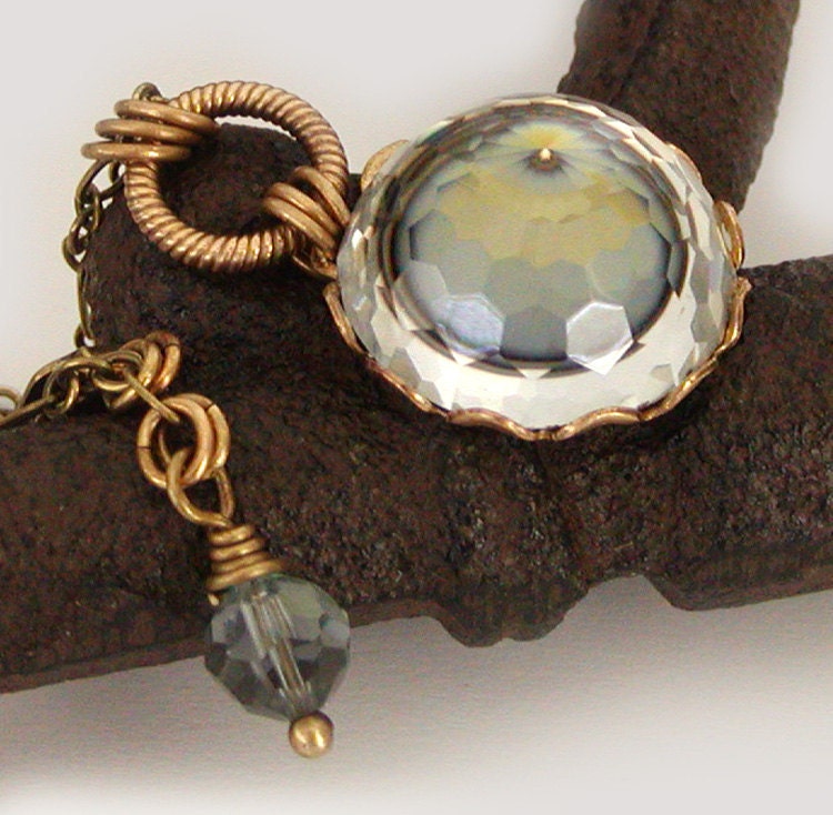 Swarovski Crystal Pendant - Rare Vintage Crystal, Vintage Crystal Jewelry
