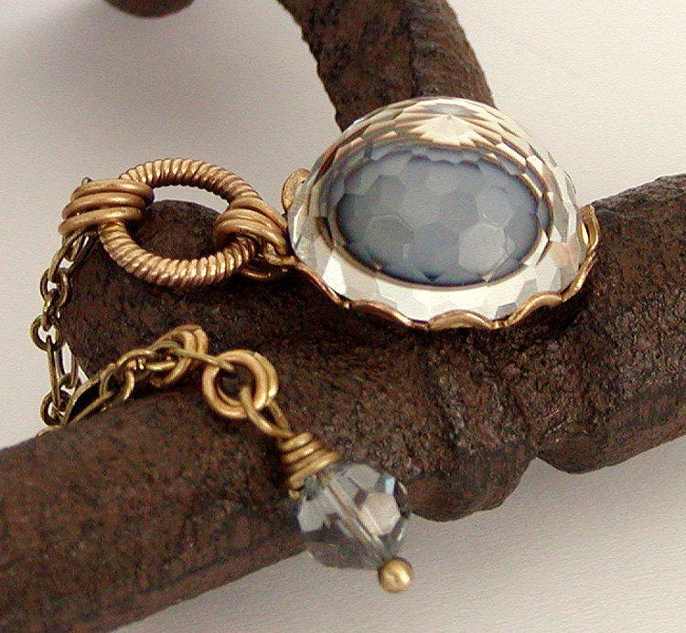 Swarovski Crystal Pendant - Rare Vintage Crystal, Vintage Crystal Jewelry