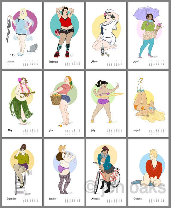 SALE - Cheeky - 2012 Pinup Calendar
