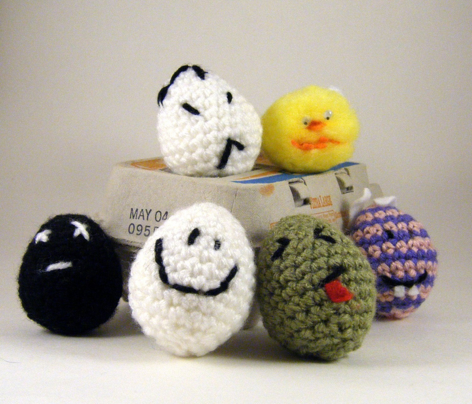 1/2 Dozen Crochet Eggs