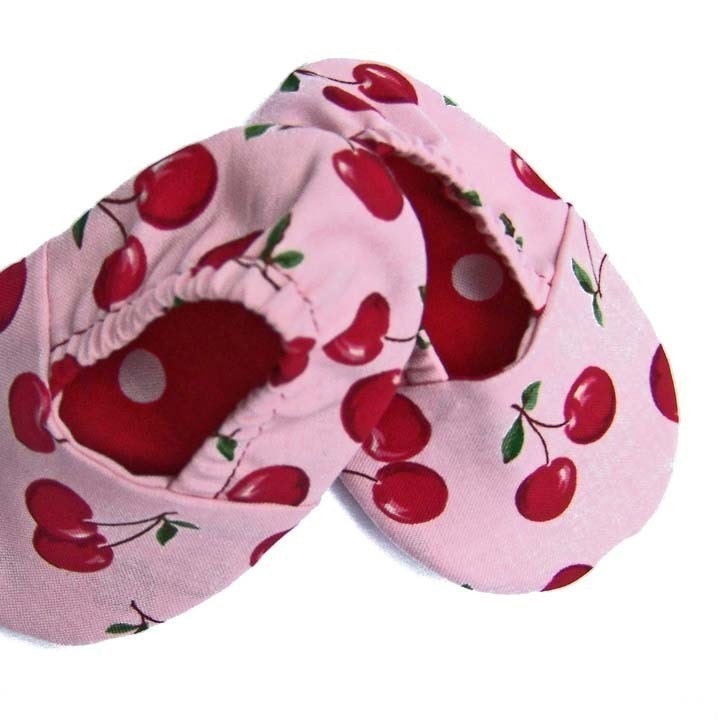 Red Cherry Toddler Slippers