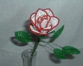 French Beaded Rose