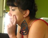 Reincarnated Records Rose Earrings