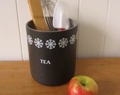 vintage tea canister