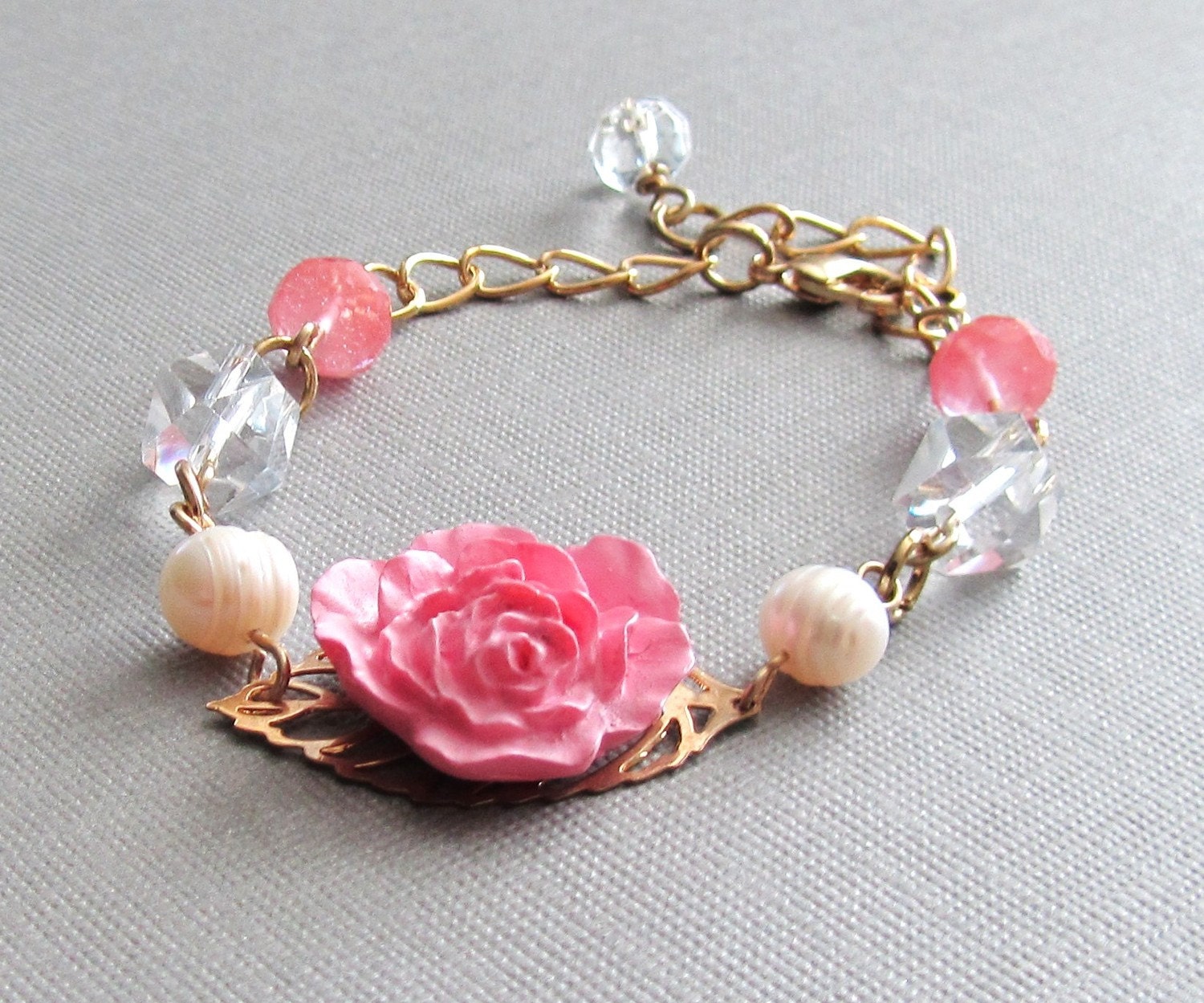 Garden Rose Gold Bracelet