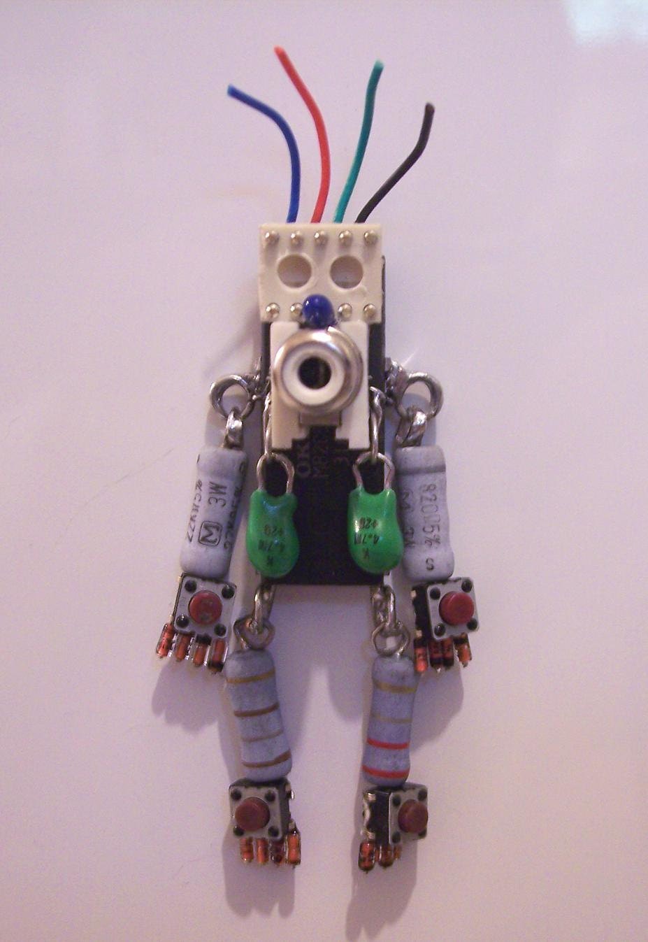 Robot Magnet with Dangling Boobs