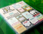 SALE-----2012 Desktop Calendar