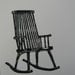Rocking chair linoleum block print
