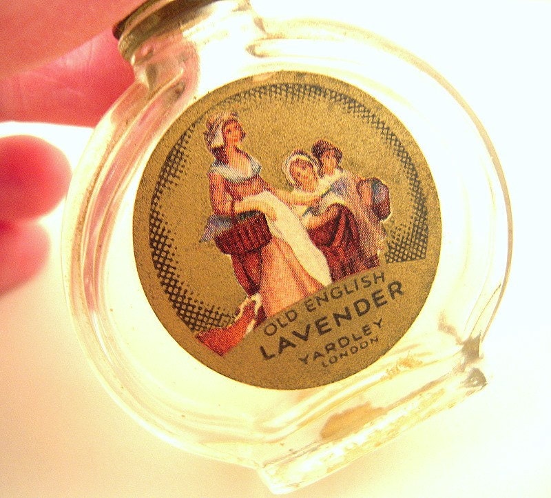 Vintage Glass Yardley Perfume Bottle Old English by