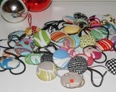Island Girl Bags - 4 FABRIC COVERED PONYTAIL HOLDERS - Grab Bag