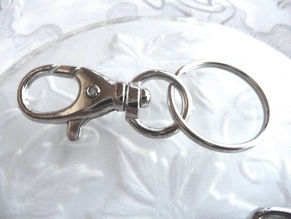 Swivel Clip - 12 pc - Key Chain - Split Ring - Snap hook - Lanyard Kit .