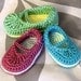 Baby Mary Jane Skimmers (crochet pattern)