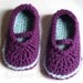 Toddler Size Mary Jane Skimmers (crochet pattern)