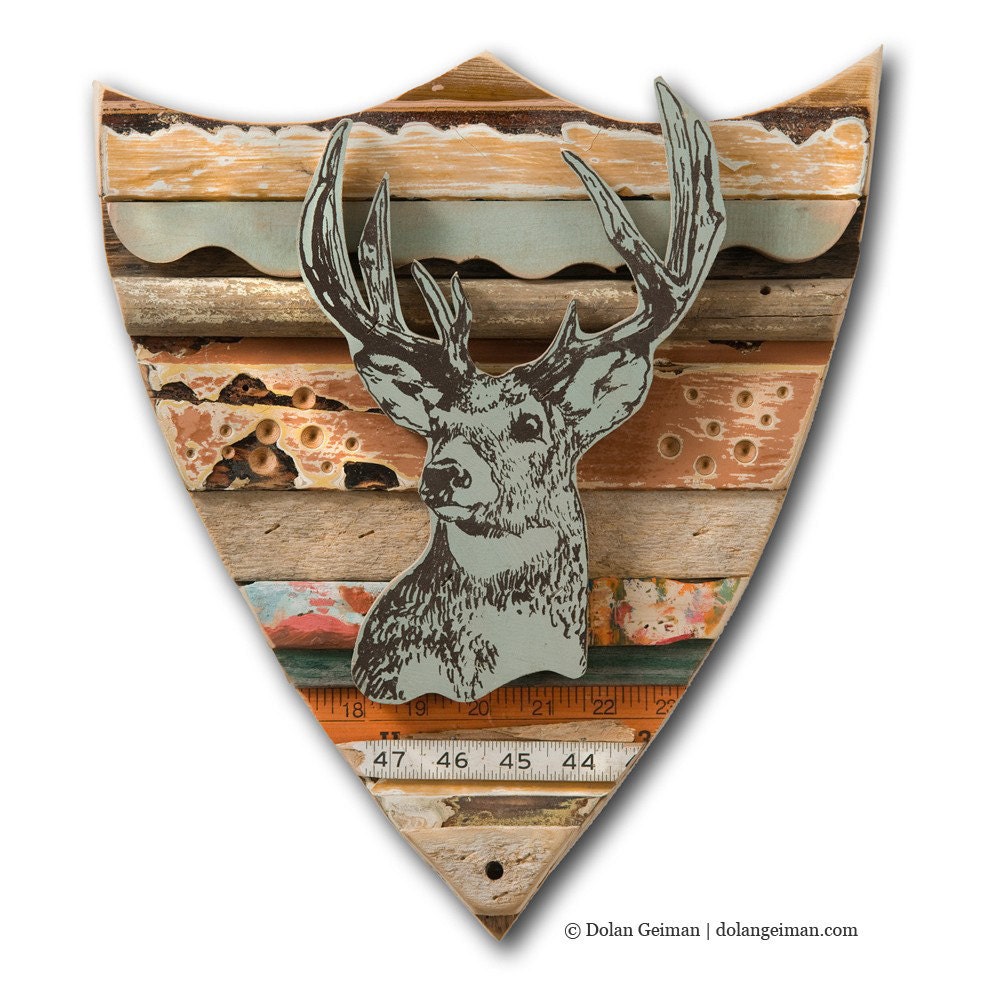 Deer Wall Sculpture, Trophy Deer Collection, Faux Taxidermy, Made to Order