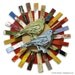 Springtime Sunburst, Songbird Collection (Paint Sticks), Original Wood Art Assemblage, Made to Order