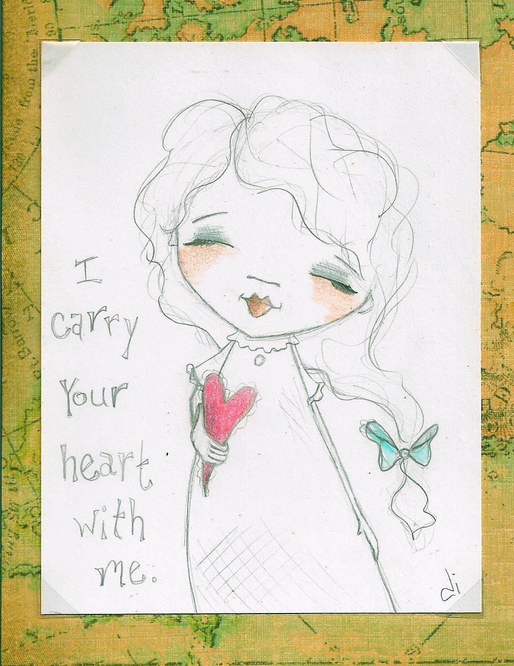 Daily Duda Doodles - Affordable Original Sketch by Diane Duda