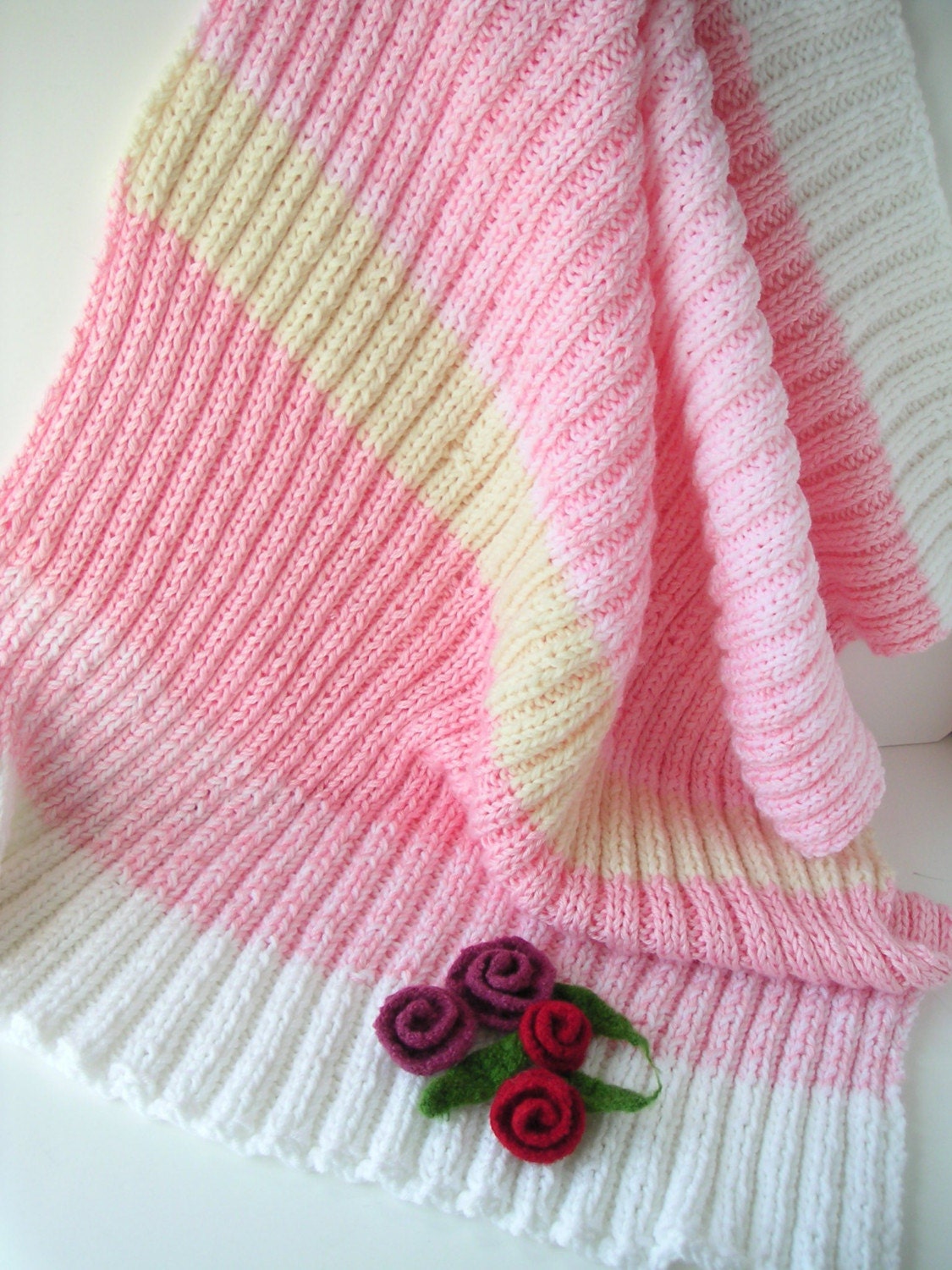 KNITTING PATTERN Knit BABY blanket by GraceKnittingPattern ...
