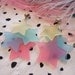 Rainbow Pastel Dangling Stars Earrings