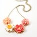 Daffodil Floral Necklace