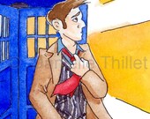 Doctor Who Regeneration - Original Fan Art Illustration