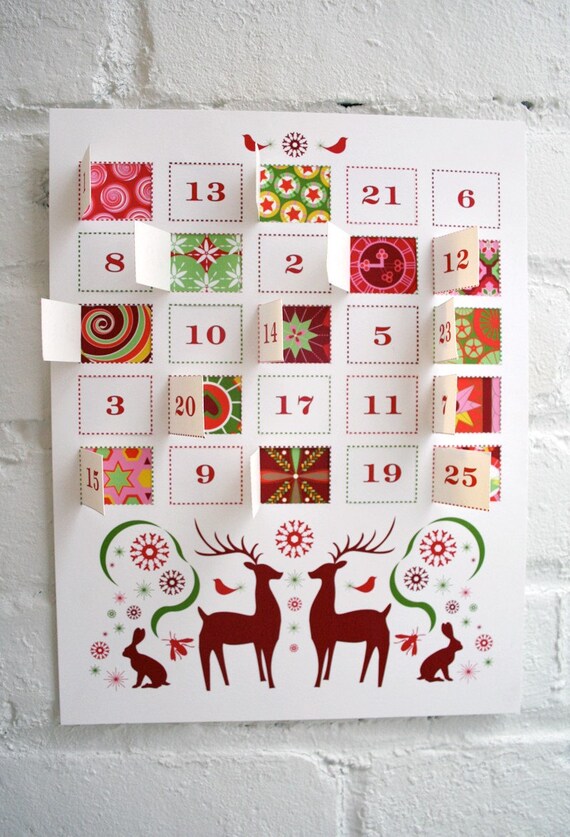 Printable Advent Calendar Pdf | modern advent calendar printable pdf by jhilldesign on etsy Printable Advent Calendar Pdf | modern advent calendar printable pdf by jhilldesign on etsy