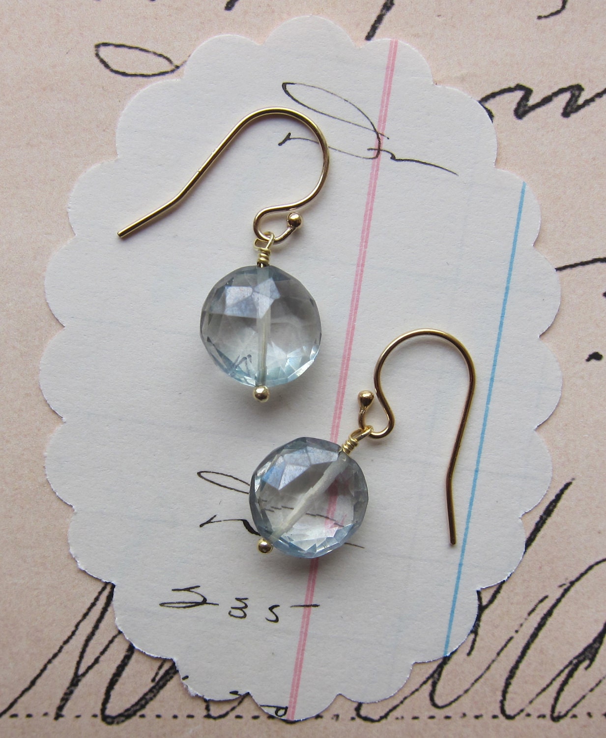 Dara earrings - mystic gemstone 14k gold filled