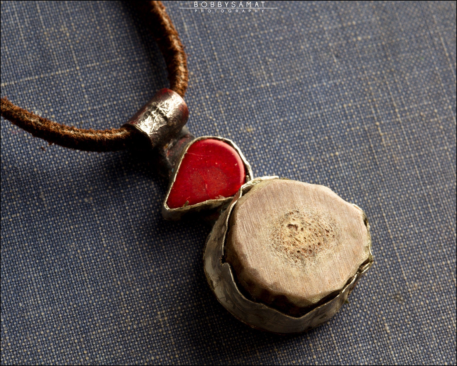 Sterling Silver & Copper Antler Necklace - Jewelry by Jason Stroud