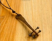 Heavy Gage Reclaimed Copper & Sterling SIlver Necklace - Jewelry by Jason Stroud