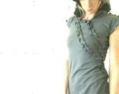 ruffled hoody