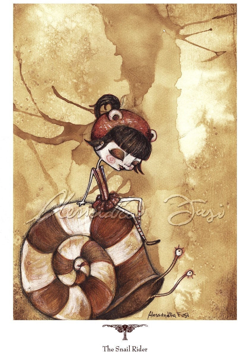 Print - The Snail Rider