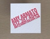 Mini Calling Card - Slant