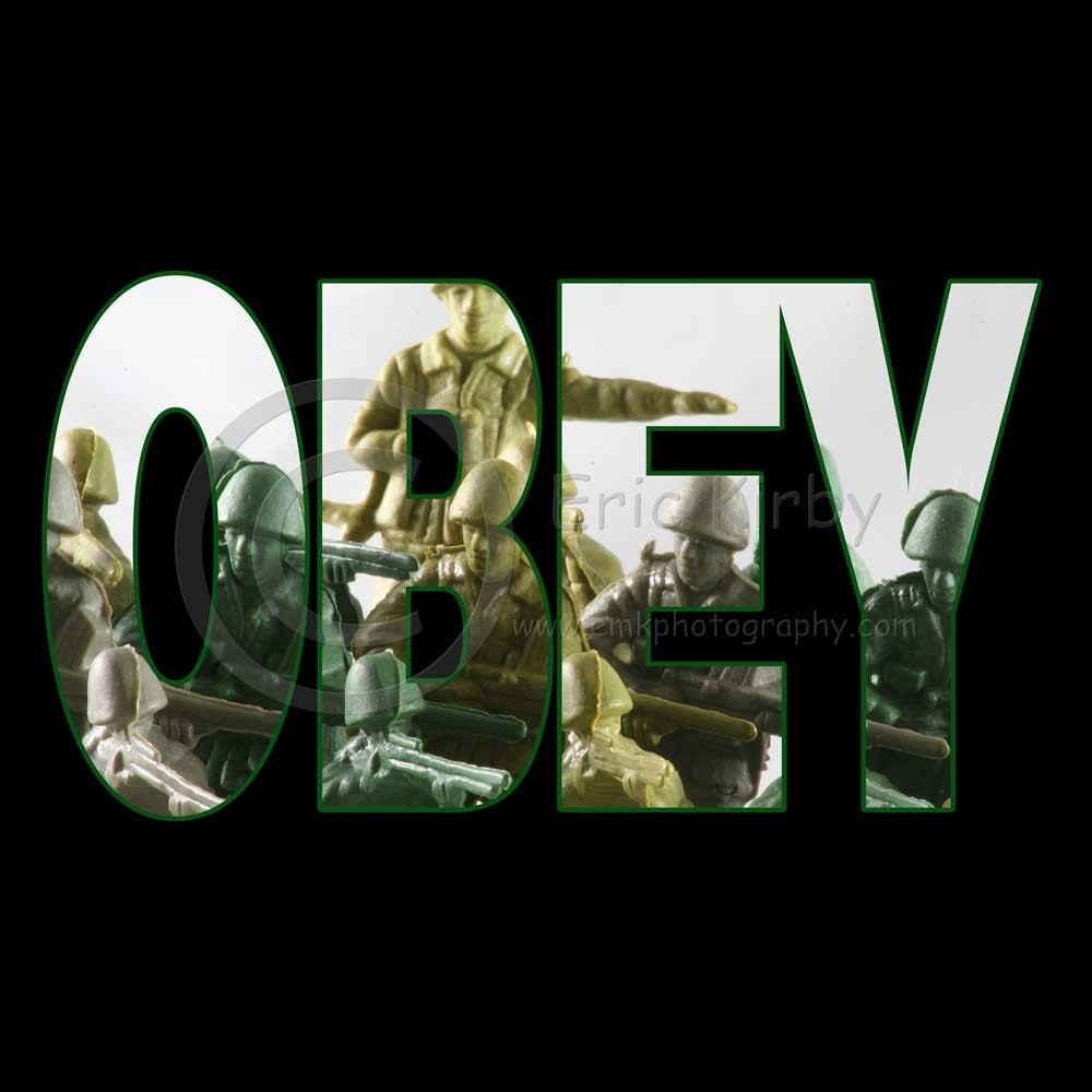 OBEY -  8X12 Photographic Print