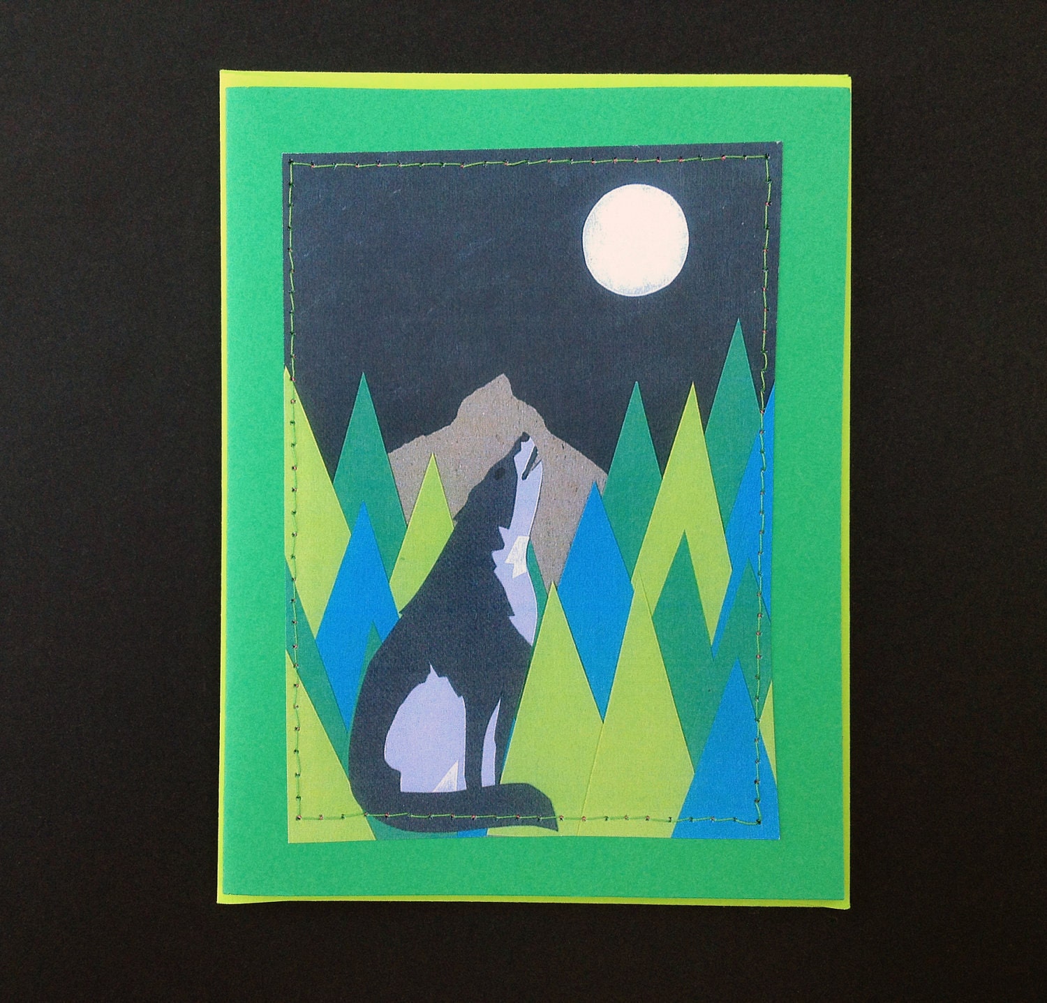I Love You - Wolf Pun Card
