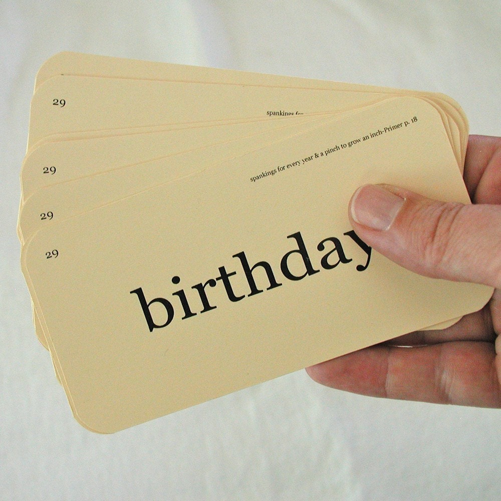 Birthday Flash Card