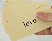 Love Flash Cards