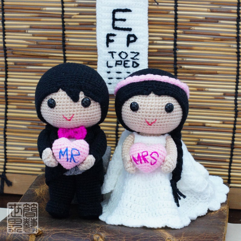 Kyle & Adele Wedding Dolls Pattern