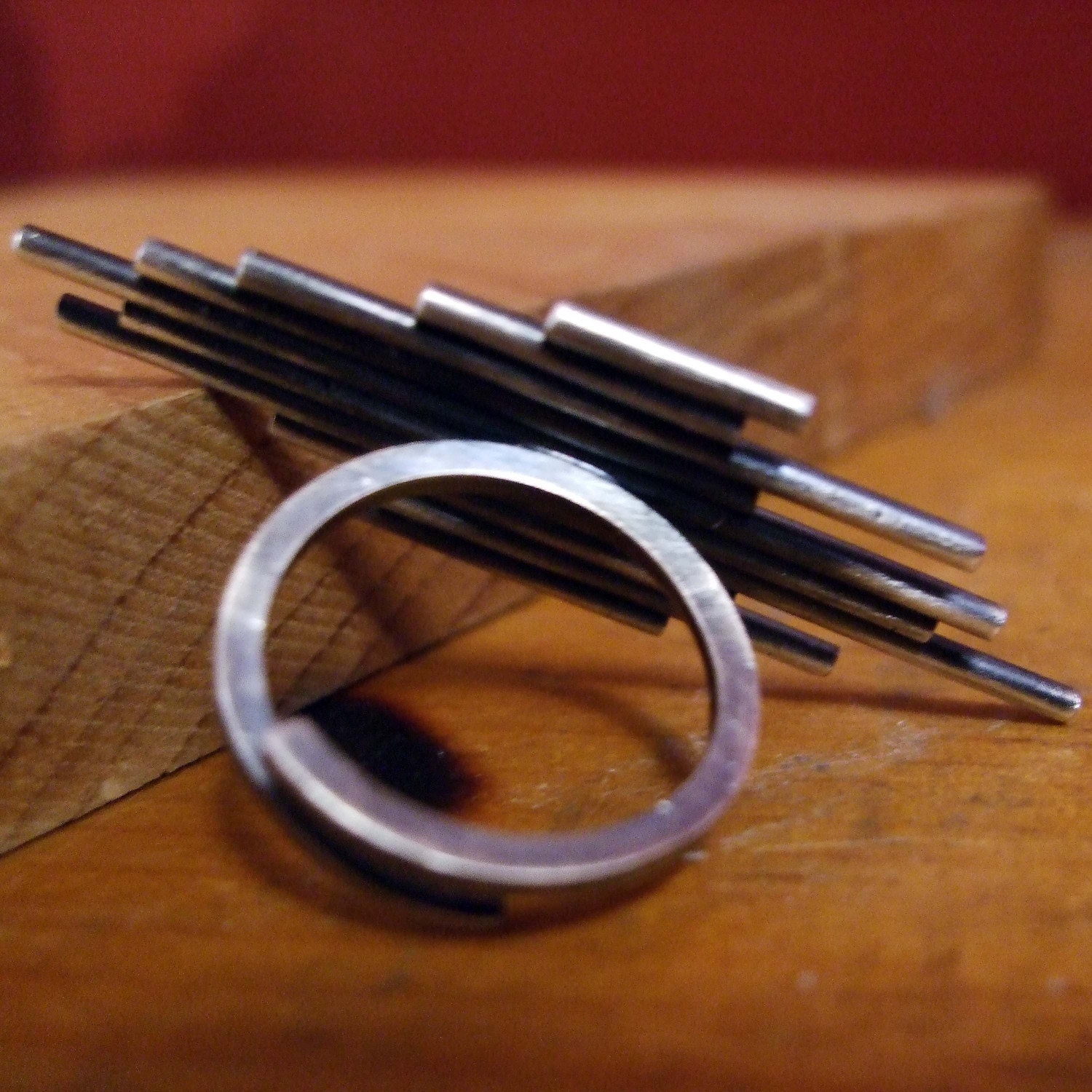 Chrysler Ring - Adjustable Band in Sterling Silver