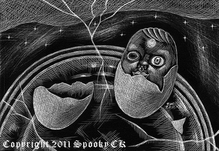 Birth - Scratch Board SFA
