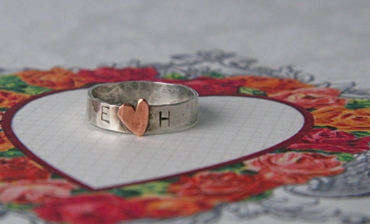 Thin HEART ring.