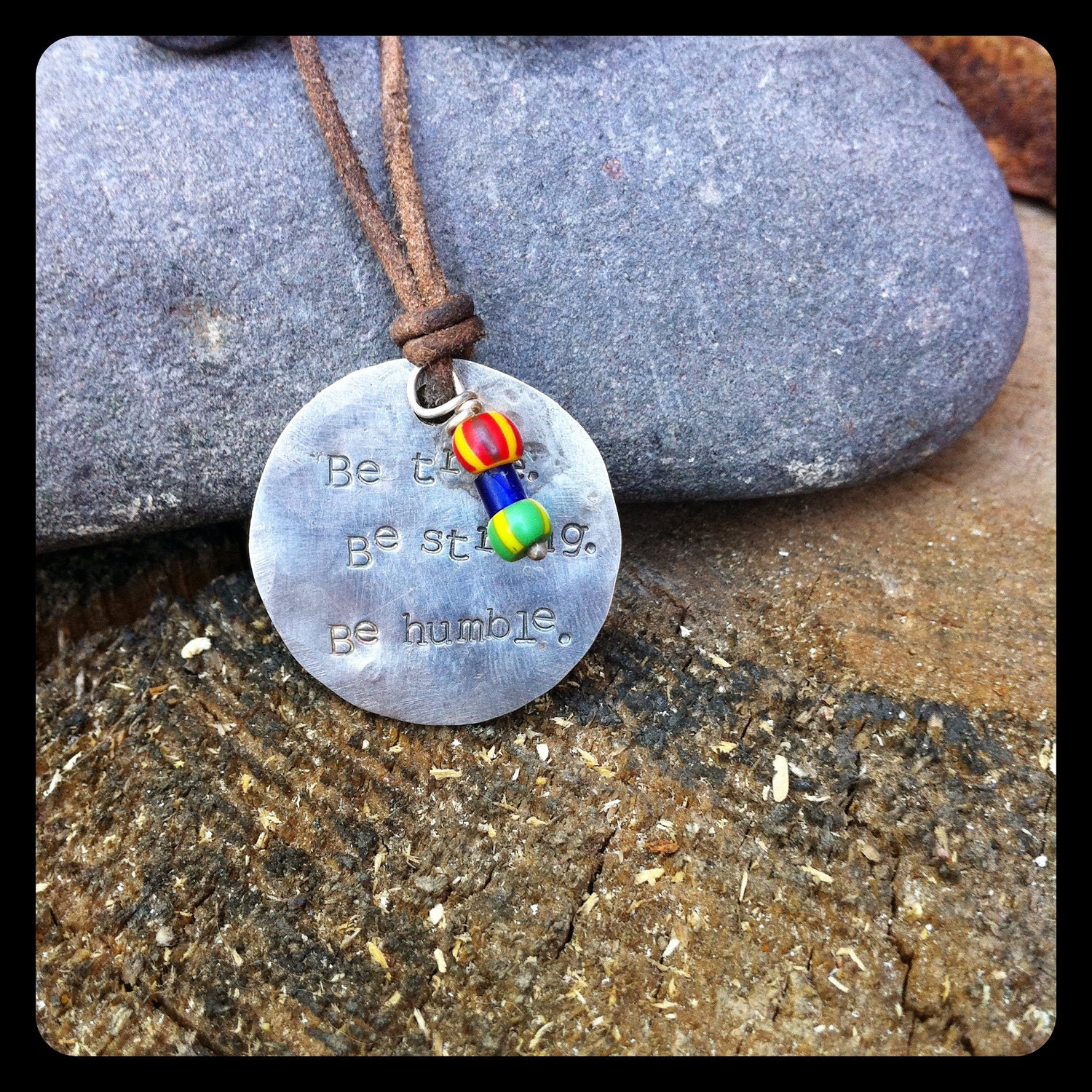 1" Circle necklace