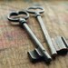 The High Court Antique Skeleton Key Duo