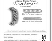 Chain Tutorial - Silver Serpent Pattern