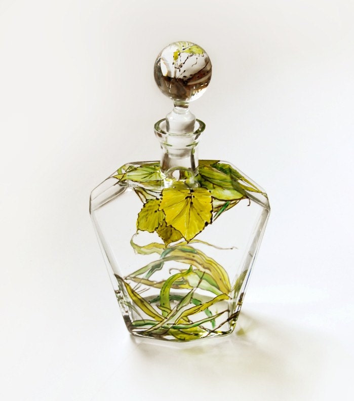 Botanical Decanter - Grass Fields Collection - made to order