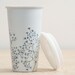 Eco-Friendly Ceramic Travel Mug - Babys Breath Collection