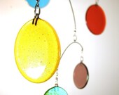 Custom Glass Mobile - Circles - approx 2feet