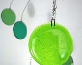 Sprouts Green Glass Mobile